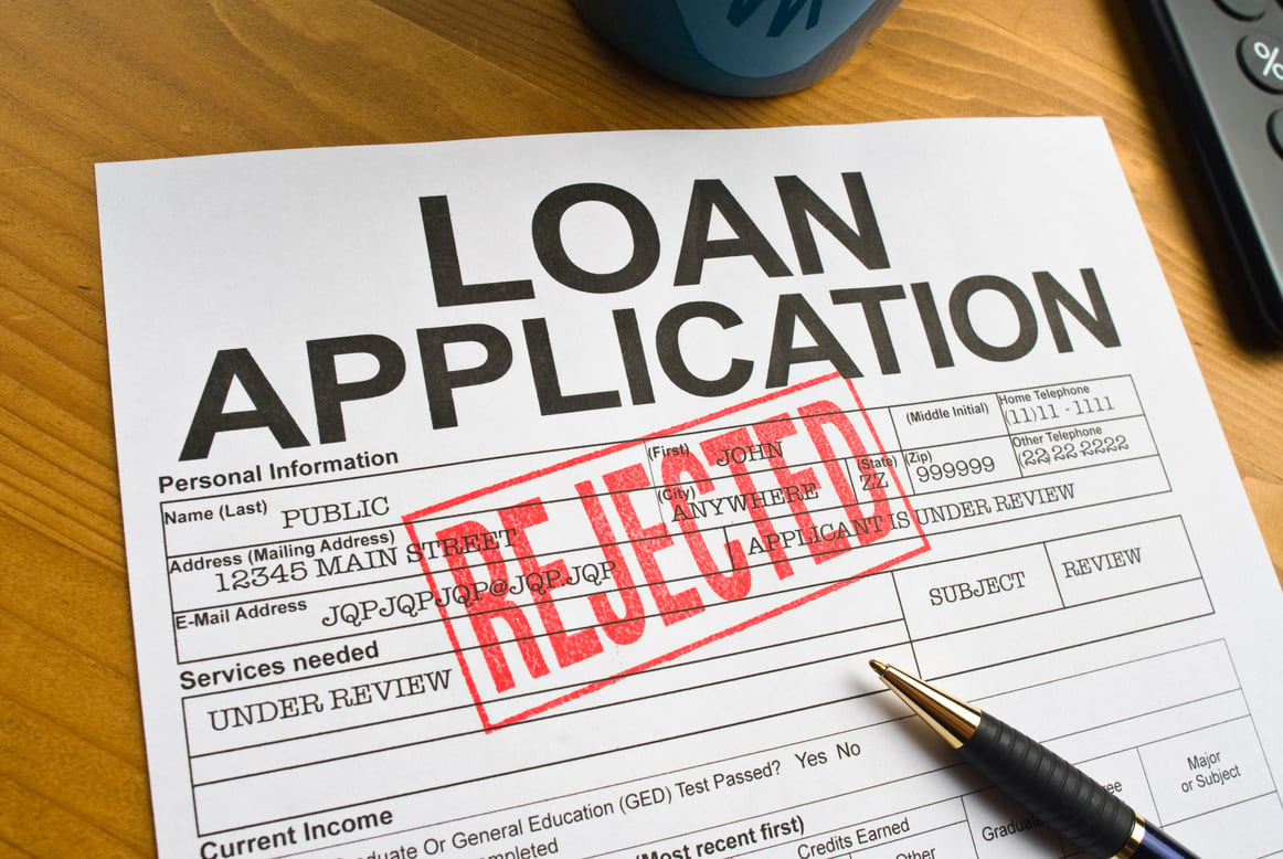 Rejected Loan Application